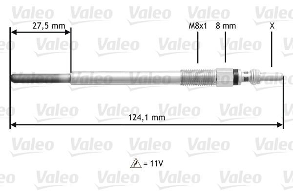Peugeot 206 1999-2009 Arası 1.4 HDi Valeo Marka Kızdırma Bujisi
