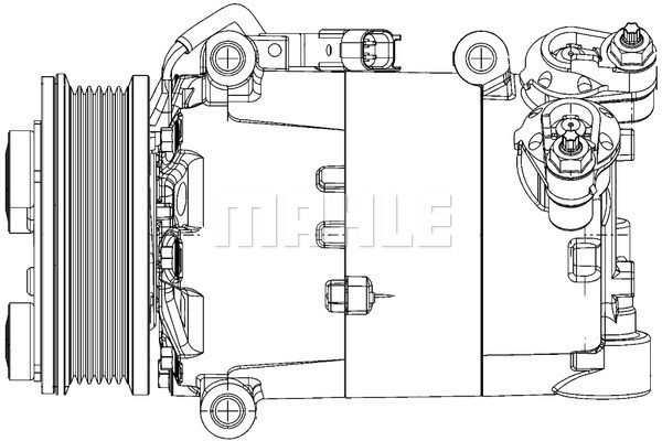 Ford Galaxy 2006-2015 Arası 2.0 TDCi Mahle Marka Klima Kompresörü