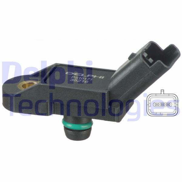 Peugeot 206 1998-2012 Arası 2.0 S16 Delphi Marka Map Sensörü