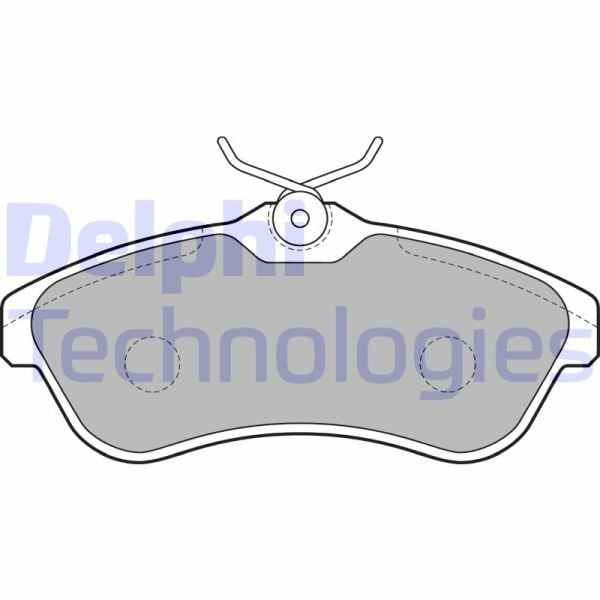 Citroen C2 2003-2017 Arası 1.4 HDi, 1.4, 1.6 Delphi Marka Ön Balata