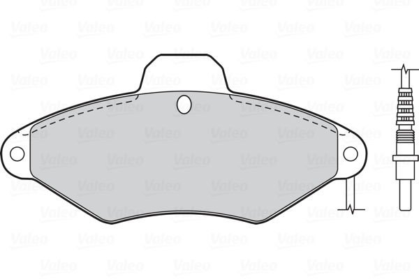 Citroen Xantia 1993-2003 Arası 2.0 i, 1.6 i, 1.8 i 16V, 1.9 Turbo D, 1.9 SD, 1.9 D, 1.8 i Valeo Marka Ön Fişli Balata