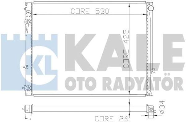 Scudo 2.0 mjt Su Radyatörü Kale KAL-368500