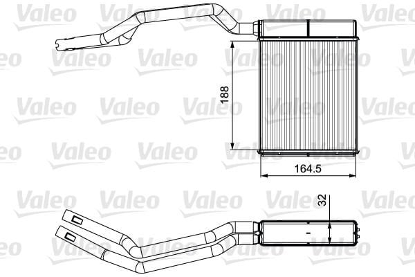 Ford Focus 2004-2013 Arası 2.0 TDCi Valeo Marka Kalorifer Radyatörü