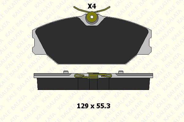 Renault Megane 1996-2003 Arası 2.0 16V Kale Marka Ön Balata