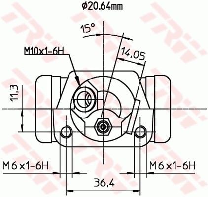 Ford Mondeo 1993-2000 Arası 1.6 i 16V TRW Marka Fren Silindiri