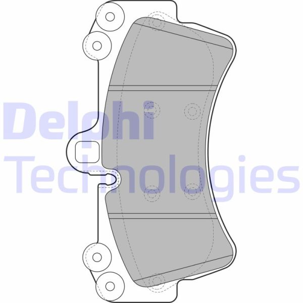Porsche Cayenne 2002-2010 Arası S 4.5, 3.2, Turbo 4.5 Delphi Marka Ön Balata