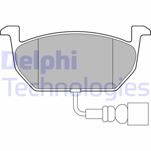 Volkswagen Golf 2013-2017 Arası 2.0 TDI 4motion Delphi Marka Ön Balata