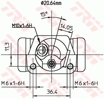 Ford Mondeo 1993-2000 Arası 1.8 i 16V TRW Marka Fren Silindiri