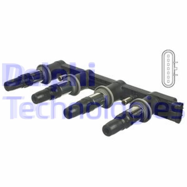 Chevrolet Kalos 2005-2010 Arası 1.4 Delphi Marka Ateşleme Bobini