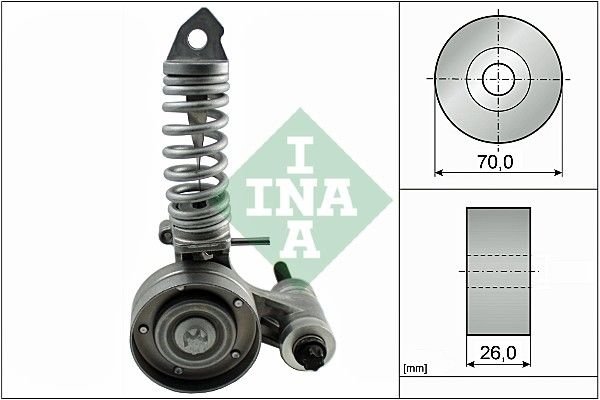 Opel Meriva 2003-2010 Arası 1.4 16V Twinport LPG INA Marka Vantilatör Kayış Gergi Rulmanı