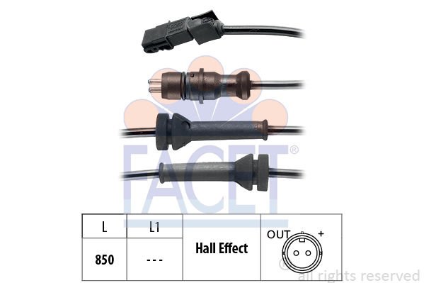Renault Megane 1996-2012 Arası 1.9 dCi Facet Marka Arka Abs Sensörü