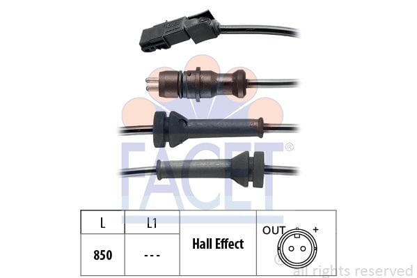 Renault Megane 1996-2012 Arası 1.9 dCi Facet Marka Arka Abs Sensörü
