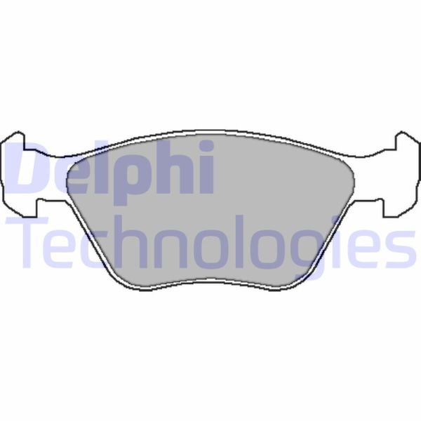 Ford Scorpio 1985-1998 Arası 2.9 i 24V, 2.9 24V Delphi Marka Ön Fişsiz Balata