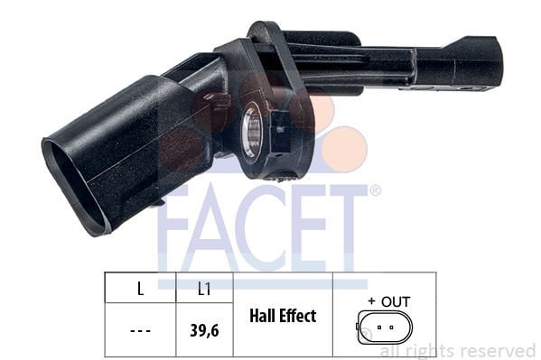 Volkswagen Golf 2004-2014 Arası 1.6 BiFuel Facet Marka Arka Abs Sensörü