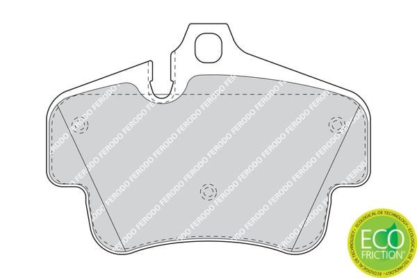 Porsche Boxster 2007-2016 Arası 3.4, 2.7, S 3.4 Ferodo Marka Arka Balata