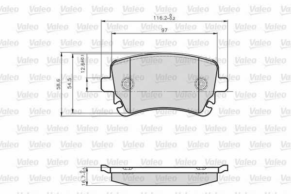 Volkswagen Multivan 2003-2015 Arası 2.5 TDI 4motion Valeo Marka Arka Balata Fişli