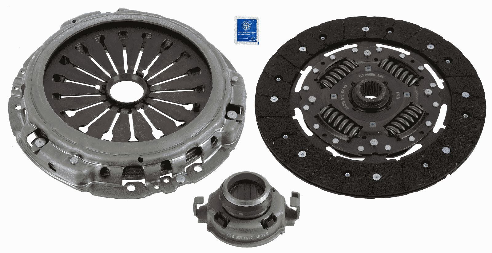 Fiat Ducato 2002-2010 Arası 2.3 JTD, 120 Multijet 2,3 D 4x4 Sachs Marka Debriyaj Seti