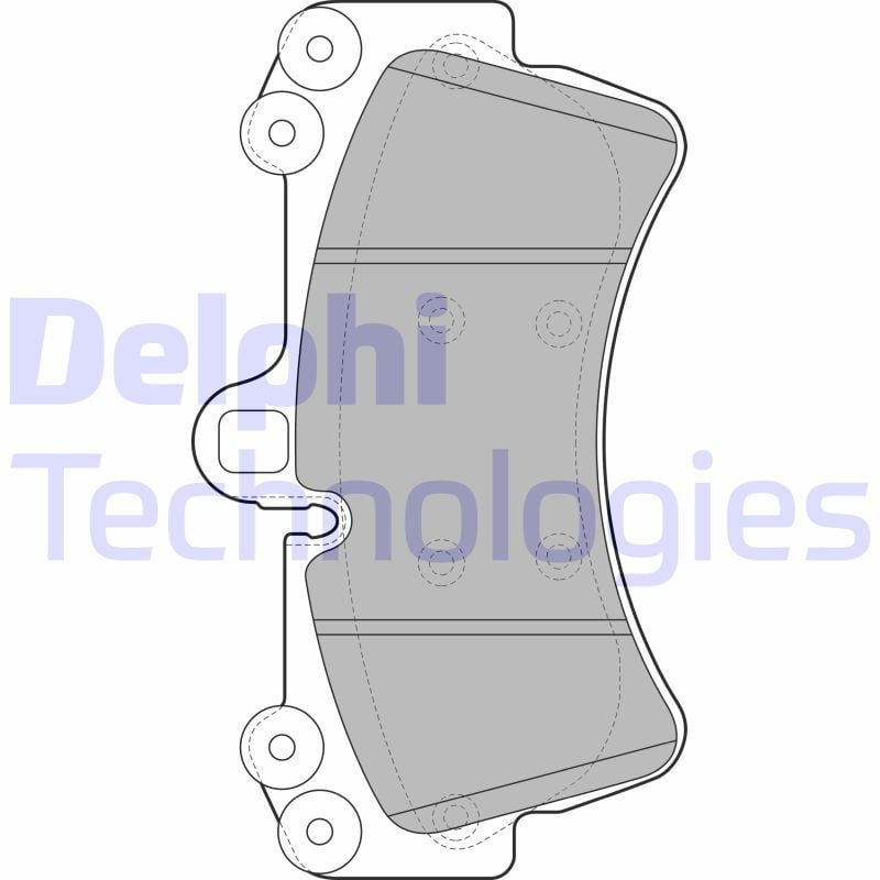 Porsche Cayenne 2002-2010 Arası Turbo 4.5 Delphi Marka Ön Balata