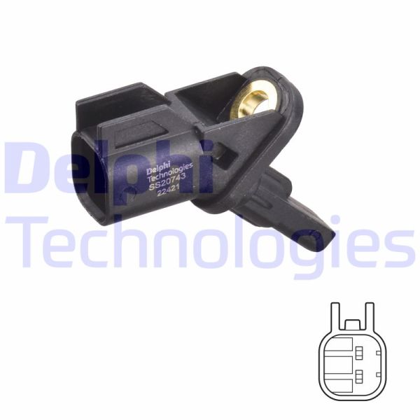 Ford Focus 2010-2014 Arası 1.6 Ti Delphi Marka Ön Abs Sensörü