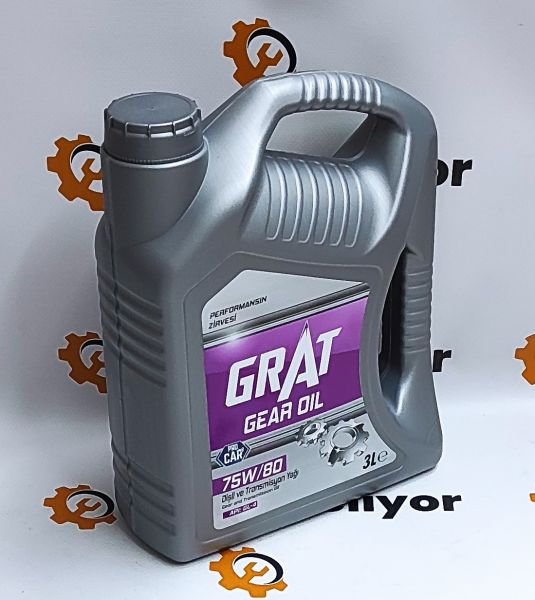 75W80 Şanzıman Yağı 3 Litre Grat