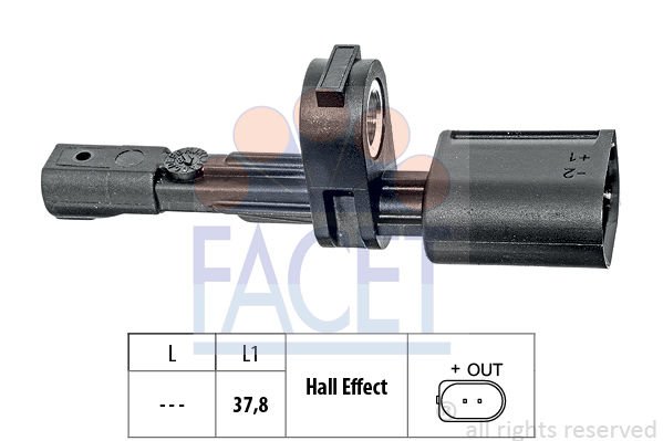 Volkswagen Caddy 2004-2015 Arası 1.6 BiFuel Facet Marka Arka Abs Sensörü