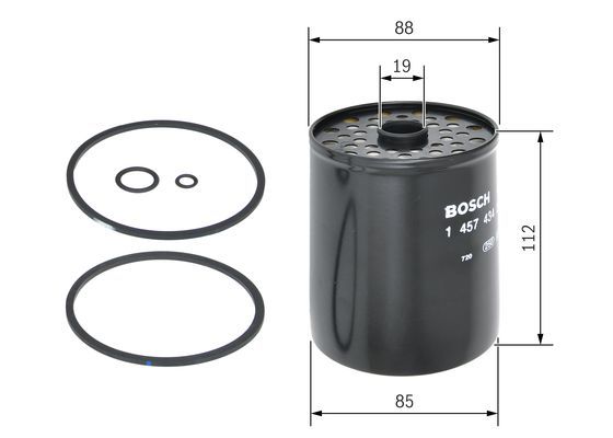 Ford Fiesta 1989-1996 Arası 1.8 D Bosch Marka Mazot Yakıt Filtresi
