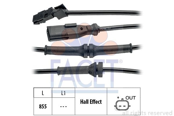 Renault Megane 2008-2014 Arası 2.0 TCe Facet Marka Arka Abs Sensörü