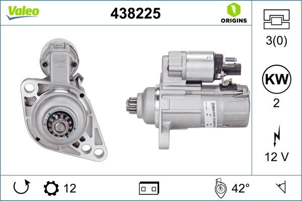 Volkswagen Golf 2004-2014 Arası 1.6 TDI Valeo Marka Marş Motoru