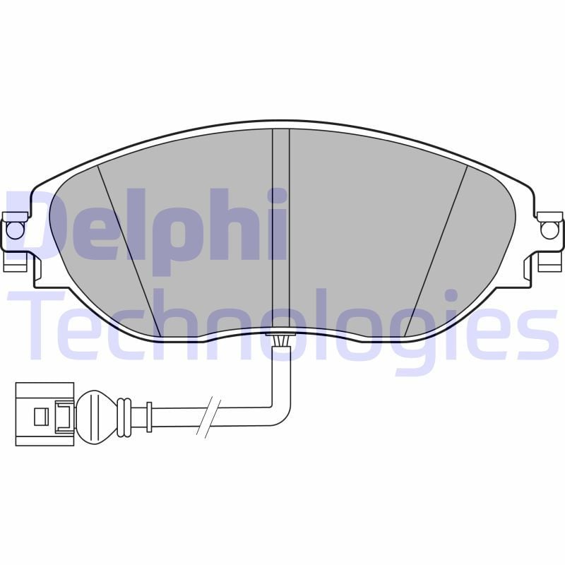 Volkswagen Golf 2012-2016 Arası 2.0 R 4motion Delphi Marka Ön Balata