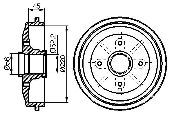 Peugeot 206+ 2009-2013 Arası 1.1 Bosch Marka Kampana