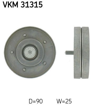 Volkswagen Transporter 2003-2015 Arası 2.0 TSI SKF Marka Vantilatör Kayış Gergi Rulmanı