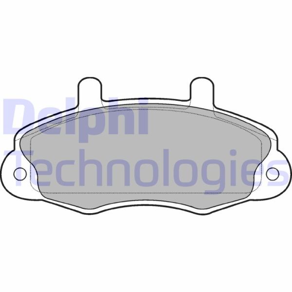 Ford Transit 1985-2000 Arası 2.5 D, 2.5 DI, 2.5 TD, 2.0 i Delphi Marka Ön Balata
