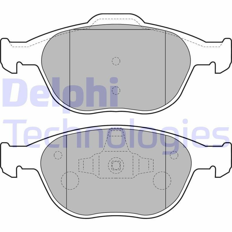 Ford Fiesta 1995-2006 Arası 1.8 DI Delphi Marka Ön Balata