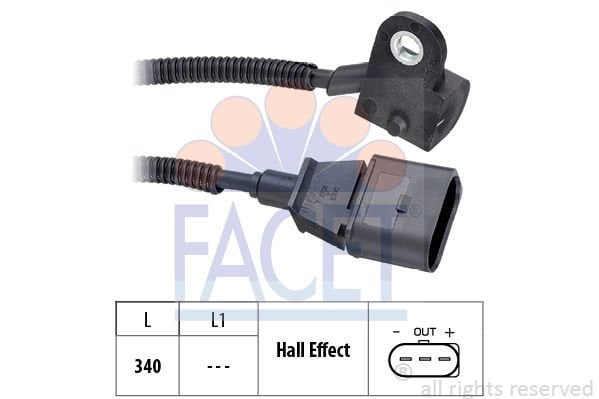 Volkswagen Bora 1998-2013 Arası 1.9 TDI, 1.9 TDI 4motion Facet Marka Eksantrik Devir Sensörü