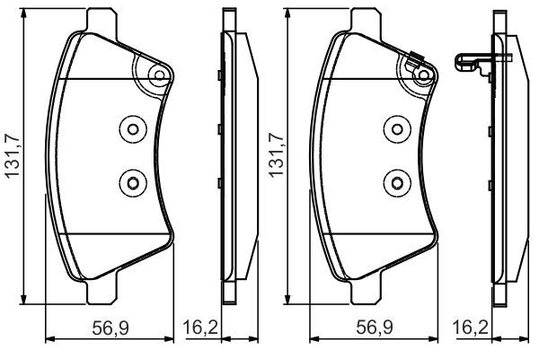 Fiat Sedici 2006-2014 Arası 1.6 16V 4x4 Bosch Marka Ön Balata