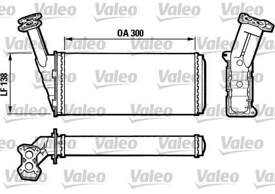 Citroen Bx 1982-1994 Arası 14 E, 16, 19 Valeo Marka Kalorifer Radyatörü