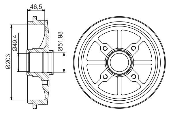 Peugeot 206 1998-2012 Arası 1.1 i Bosch Marka Kampana