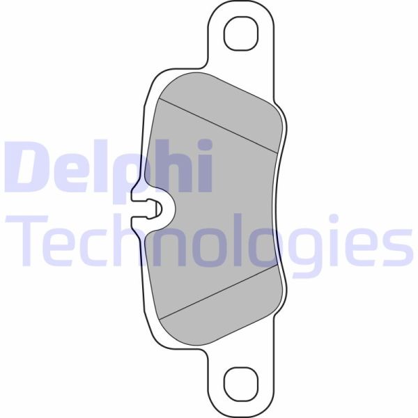 Porsche Panamera 2009-2017 Arası 4.8 Turbo Delphi Marka Arka Balata