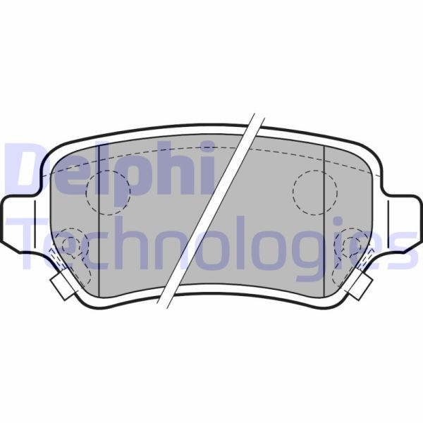 Opel Astra 1998-2014 Arası 1.8 16V Delphi Marka Arka Balata