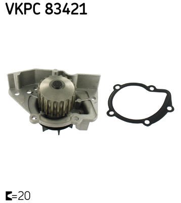 Peugeot 306 1993-2003 Arası 1.9 D, 1.9 SRDT, 1.9 DT, 1.9 SLD SKF Marka Devirdaim Su Pompası