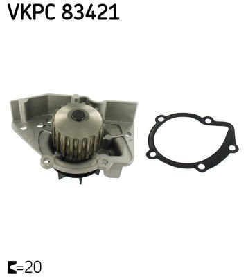Peugeot 306 1993-2003 Arası 1.9 D, 1.9 SRDT, 1.9 DT, 1.9 SLD SKF Marka Devirdaim Su Pompası