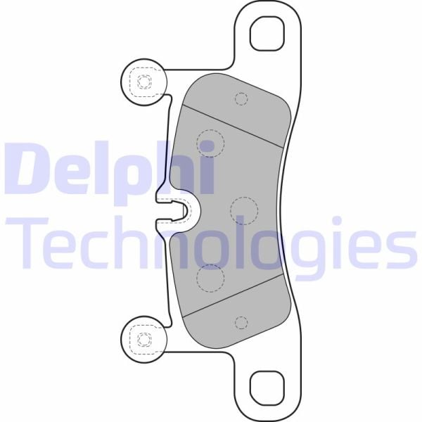 Porsche Cayenne 2010-2014 Arası 4.8 Turbo, 3.0 Diesel Delphi Marka Arka Balata