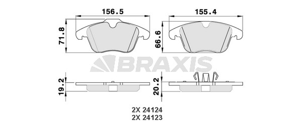 Ford S-Max 2006-2014 Arası 2.0 TDCi Braxis Marka Ön Balata