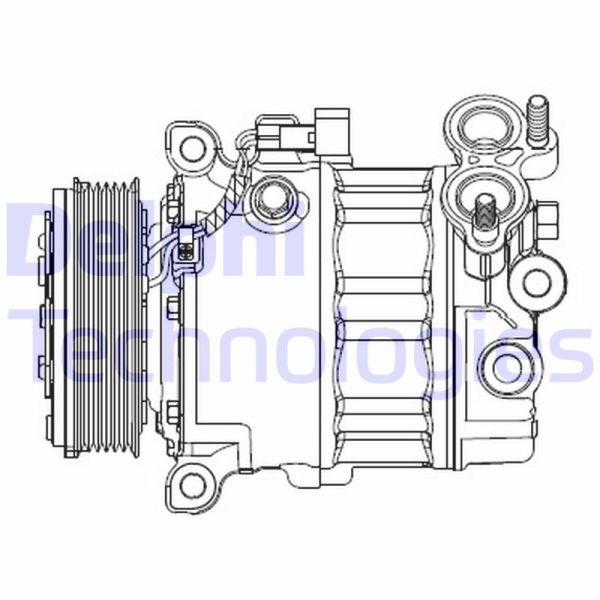 Ford C-Max 2010-2019 Arası 1.6 TDCi Delphi Marka Klima Kompresörü