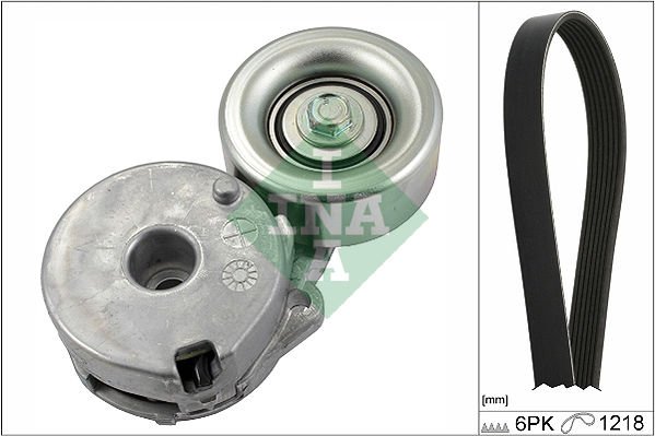 Renault Megane 2008-2014 Arası 2.0 CVT INA Marka Vantilatör Kayış Seti
