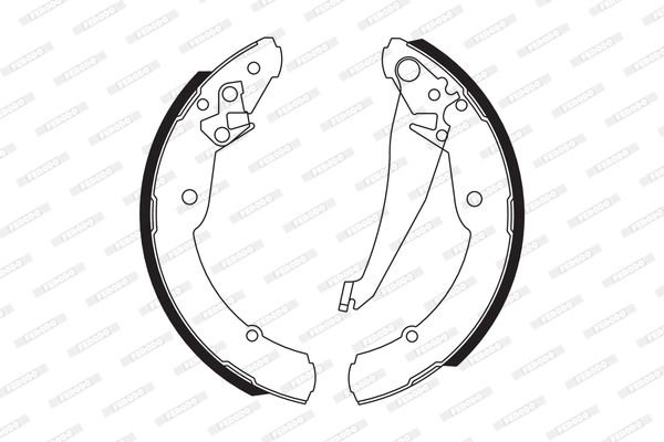 Seat Inca 1995-2003 Arası 1.4 i Ferodo Marka Pabuçlu Balata