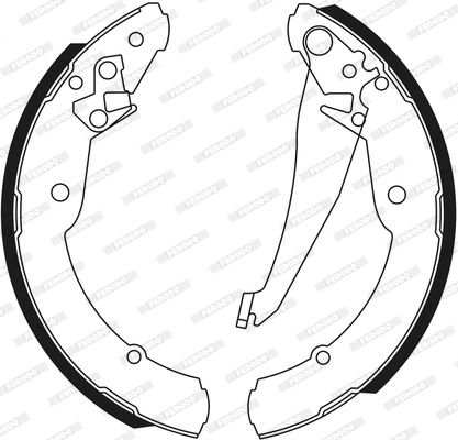 Seat Inca 1995-2003 Arası 1.4 i Ferodo Marka Pabuçlu Balata
