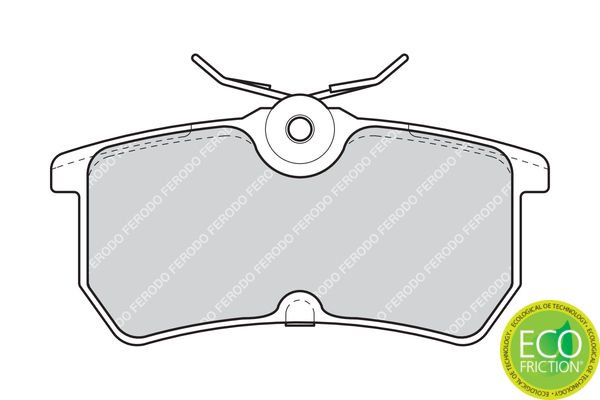 Ford Focus 1998-2009 Arası 1.6 16V, 1.4 16V, 1.8 16V Ferodo Marka Arka Balata