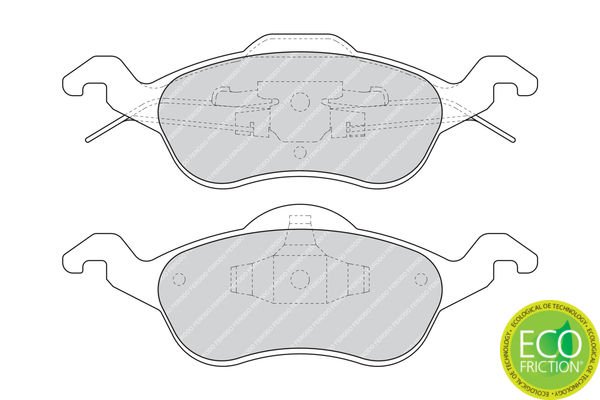 Ford Focus 1998-2009 Arası 1.6 16V, 1.4 16V, 1.8 16V Ferodo Marka Ön Balata