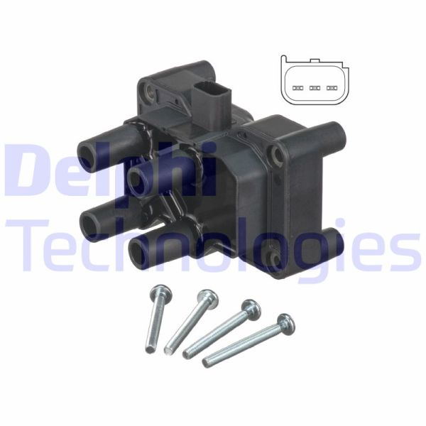 Ford Ka 1996-2008 Arası 1.3 i Delphi Marka Ateşleme Bobini
